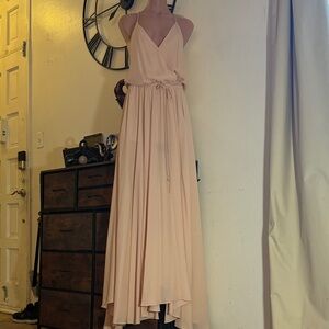 #165 ANGL Soft Cream Maxi Dress